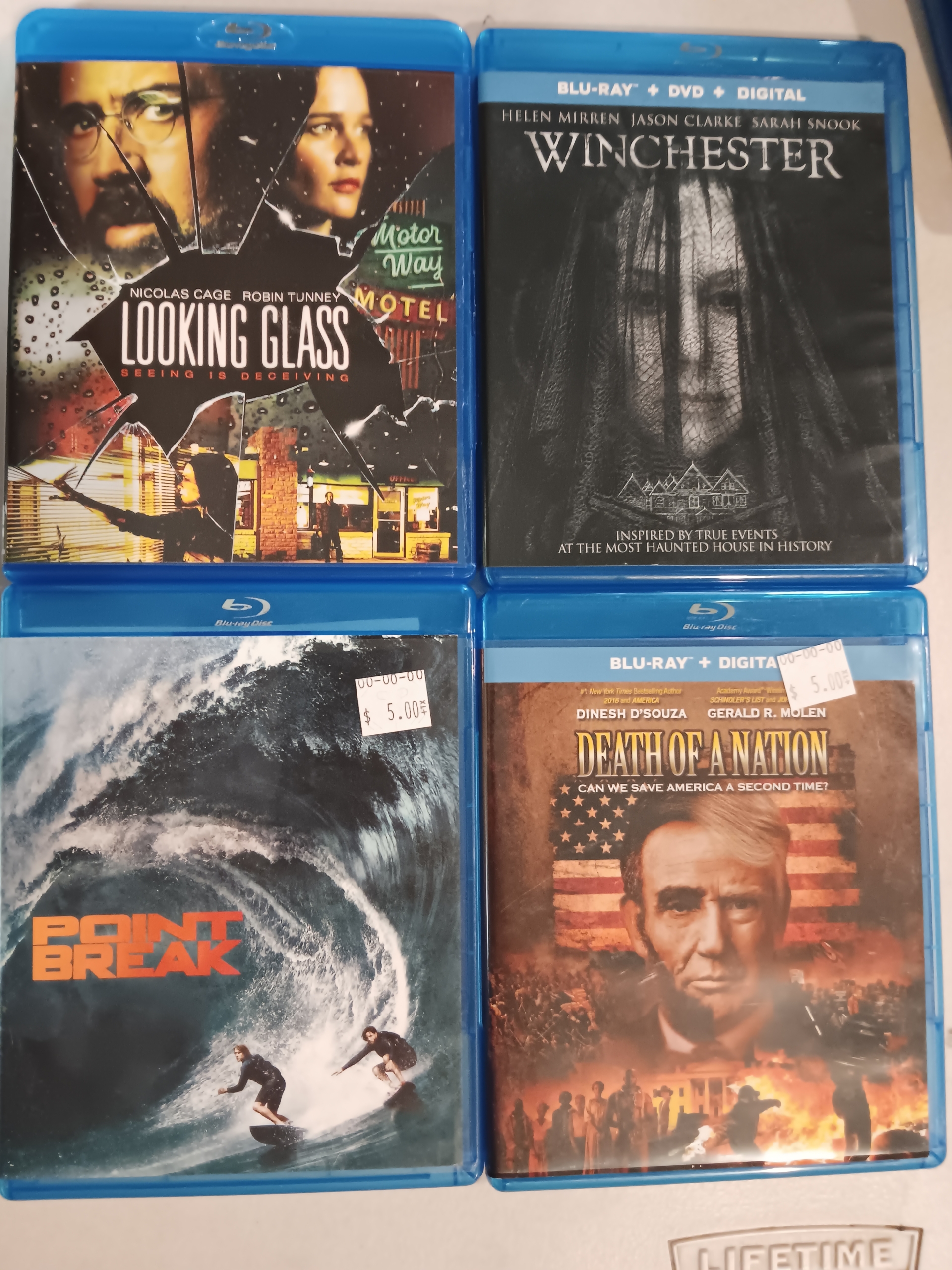 BluRay 4-pack; suspense and horror