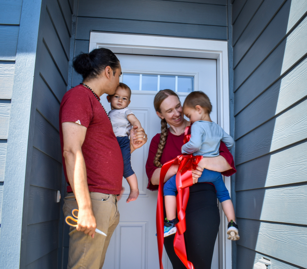 Parkside Cottages Homebuyers Bobak and McKenzie