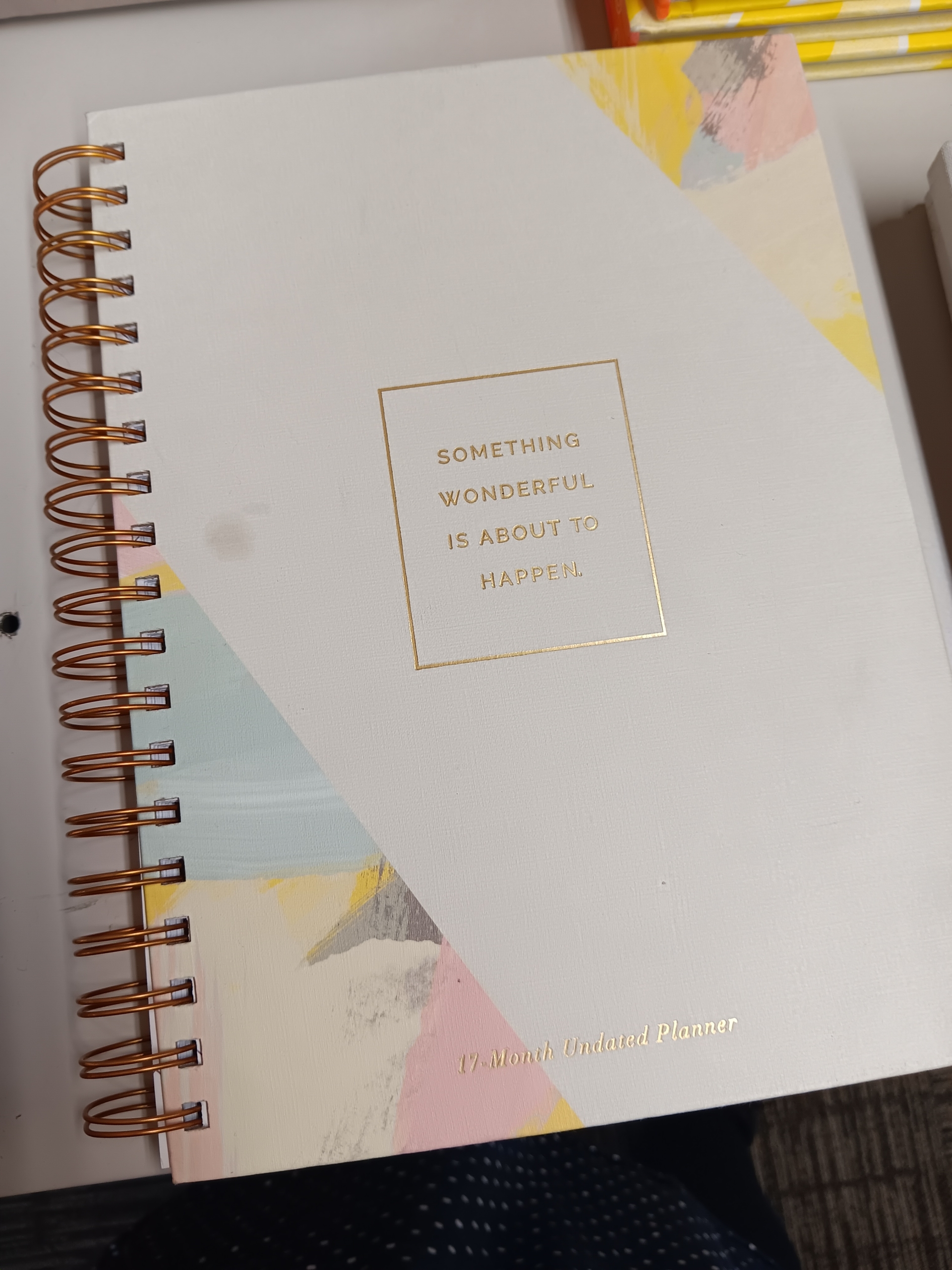Undated 17-Month Planner