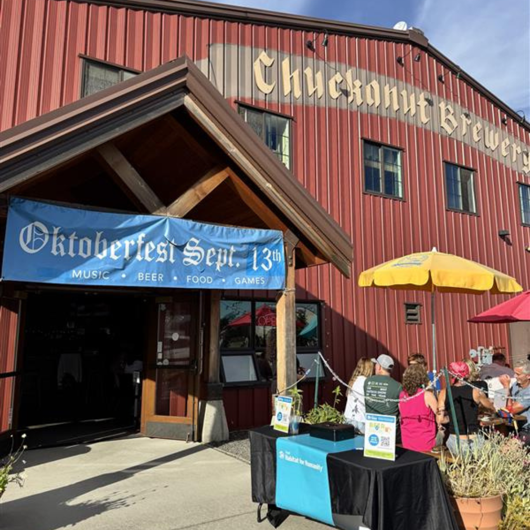 The entrance of Chuckanut Brewery Southnut Taproom in Burlington, Washingotn.