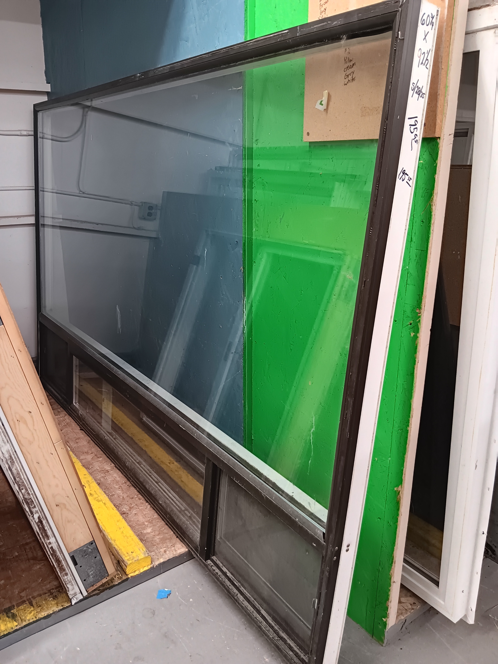 Large Exterior Window with Metal frame